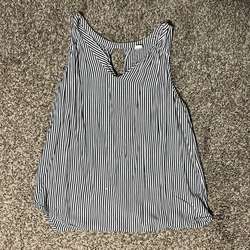 Pinstripe tank top